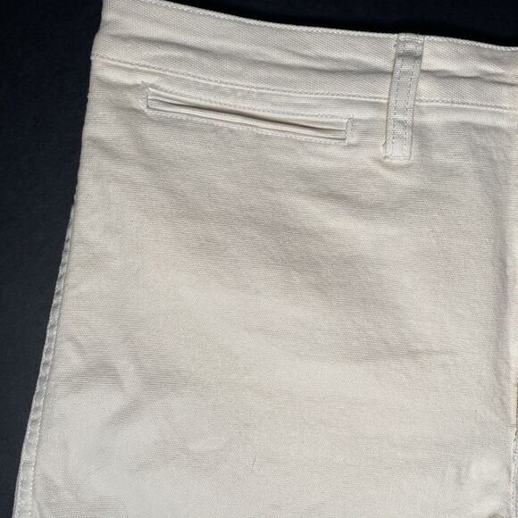Madewell Women's Emmett High Rise Shorts Ivory Denim NWT Off-white 32 NEW - Picture 5 of 15